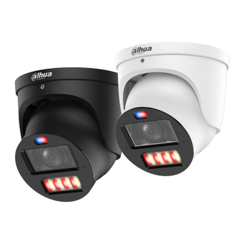 Turret camera: Dahua WizSense turret met dual light, voor woning en bedrijf