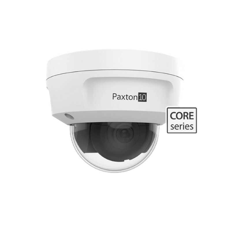 Paxton10 dome camera (CORE): Vandaalbestendige dome voor entrees, gangen en plafondmontage