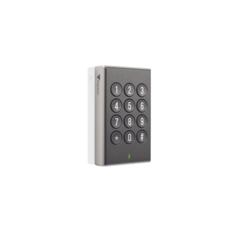Paxton10 keypad reader: Lezer met codetoetsen voor pincode én pas (two-factor), IP67 en IK09