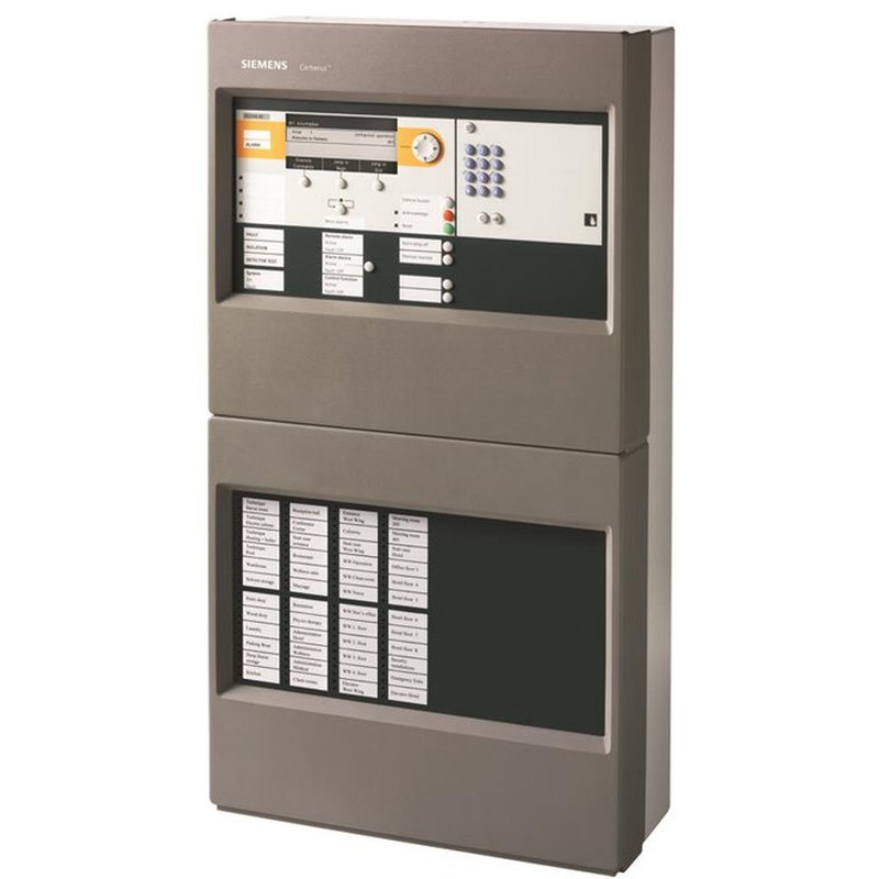 Cerberus PRO FC724: Brandmeldcentrale tot 4 lussen met zonekaart voor middelgrote panden