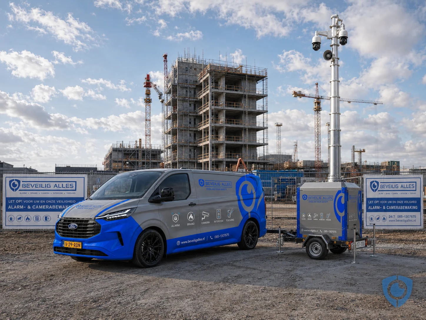 Bouwterrein — beveiligingsproject
